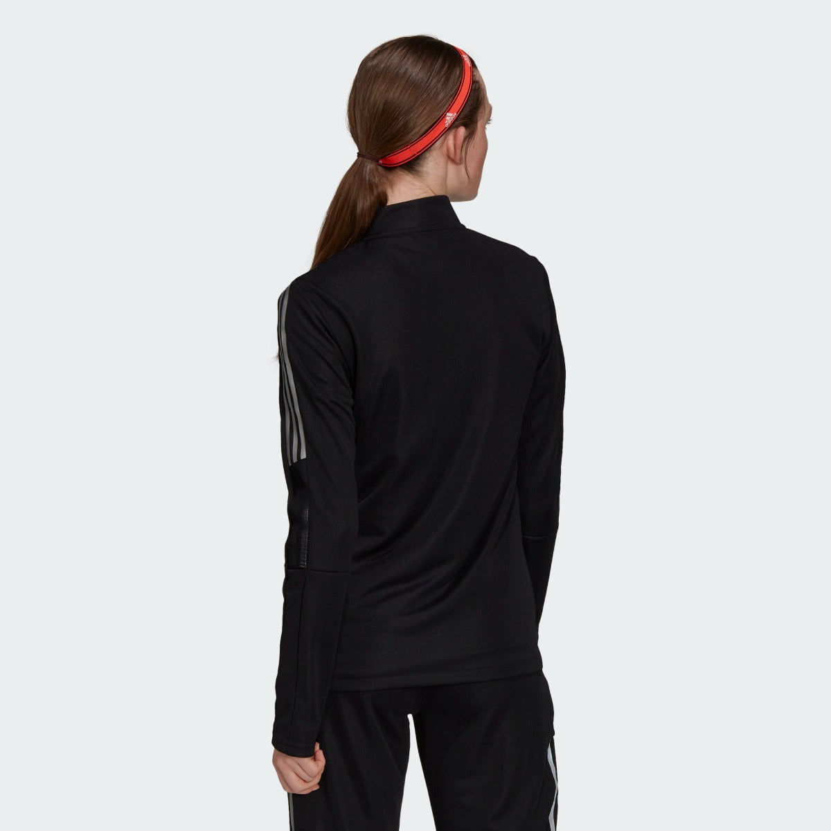 Adidas Women Tiro Track Jacket - Black (Model - Back)
