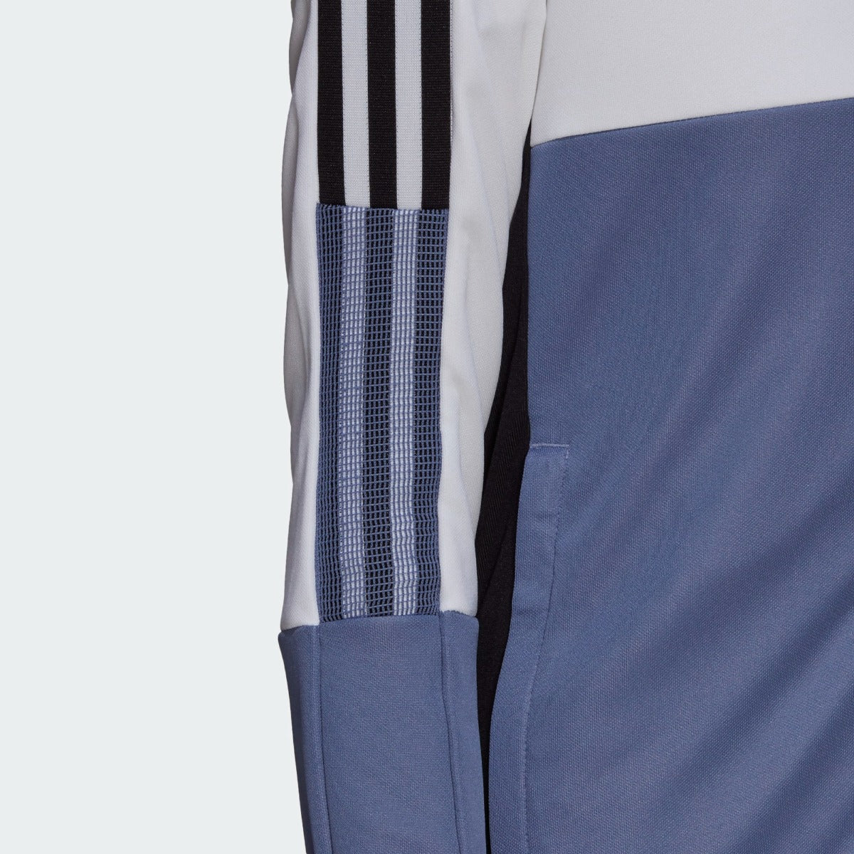 Adidas Women Tiro Track Jacket - White-Orbit Violet (Detail 2)