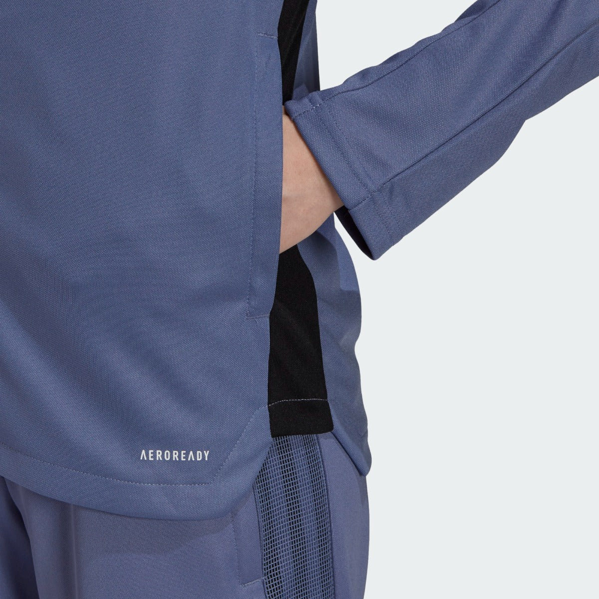 Adidas Women Tiro Track Jacket - White-Orbit Violet (Detail 3)