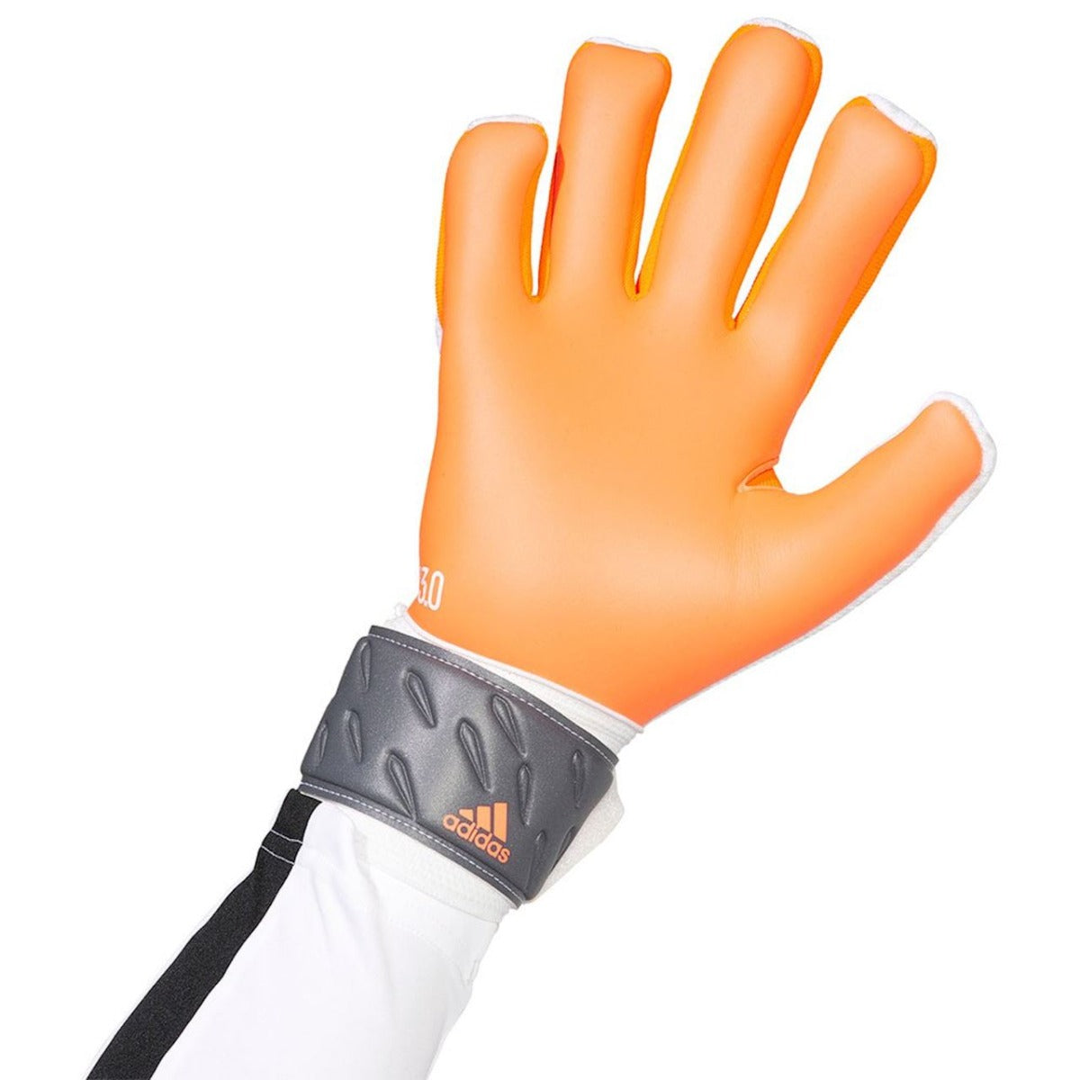 Adidas Predator League Goalkeeper Gloves - White-Grey-Orange (Single - Inner)
