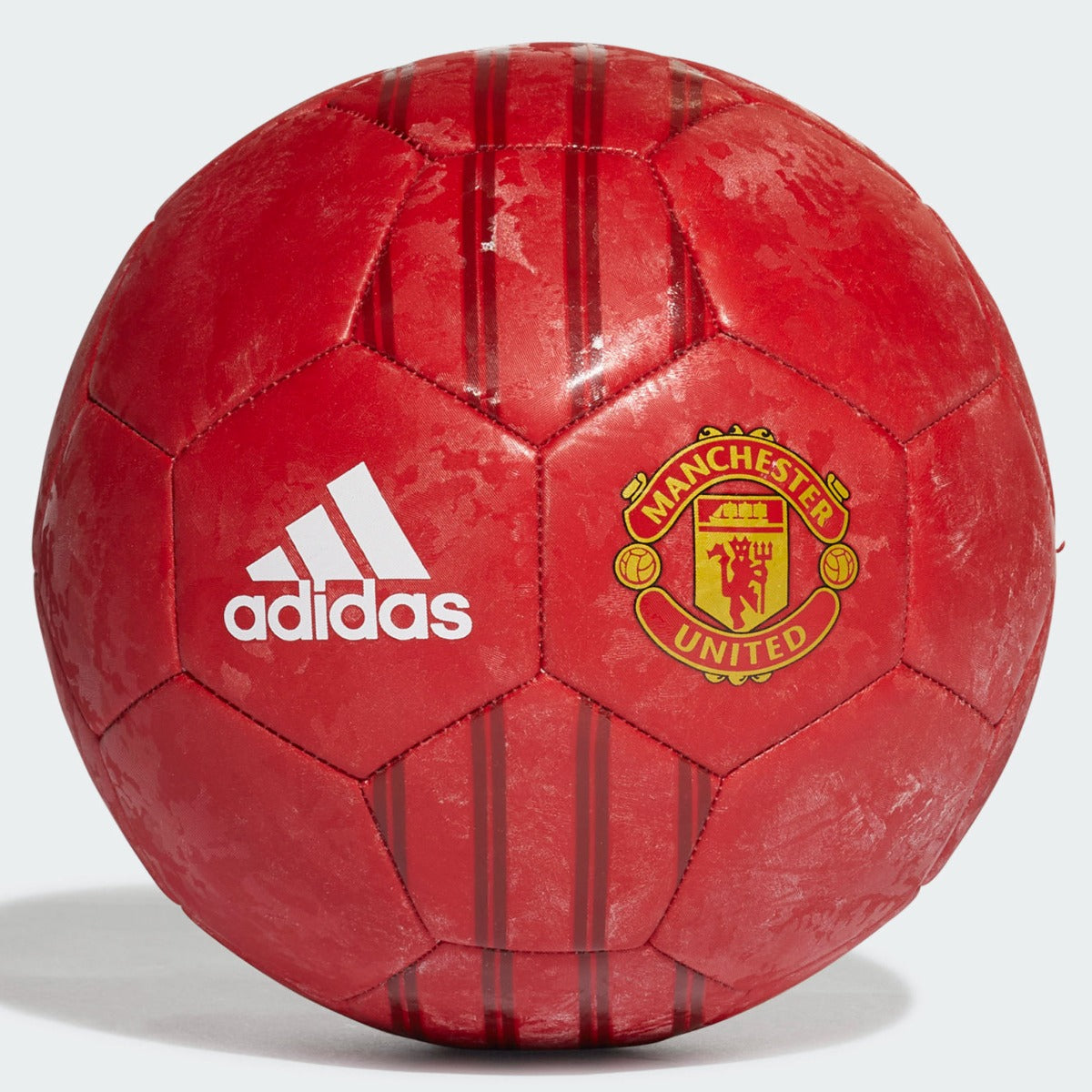 Adidas 2021-22 Manchester United Home Club Ball - Red-Gold (Front)