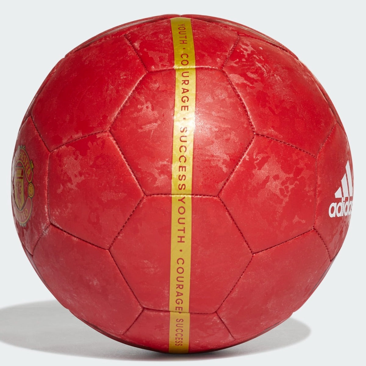 Adidas 2021-22 Manchester United Home Club Ball - Red-Gold (Back)