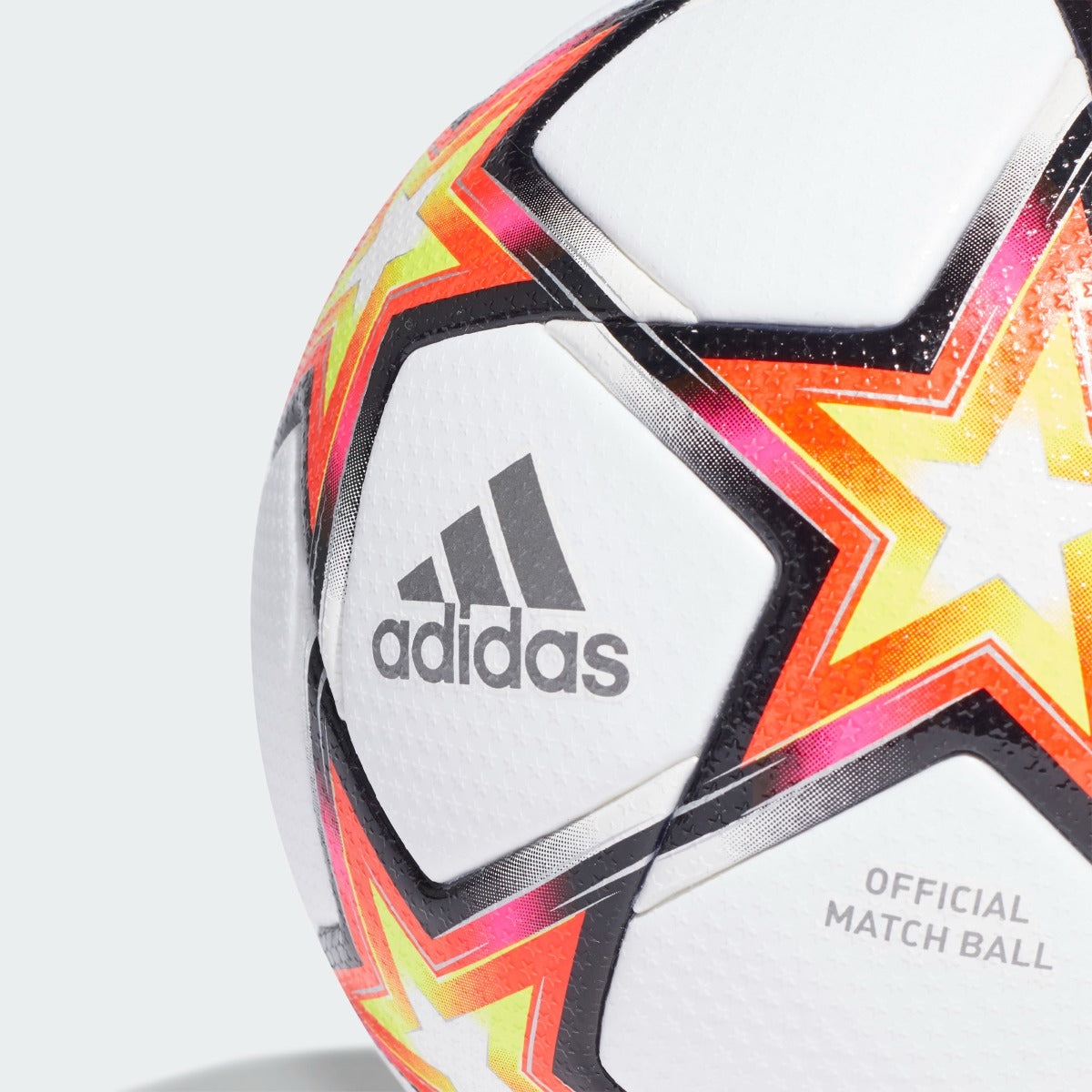 Adidas UCL PRO Pyrostorm Ball - White-Solar Red (Detail 1)