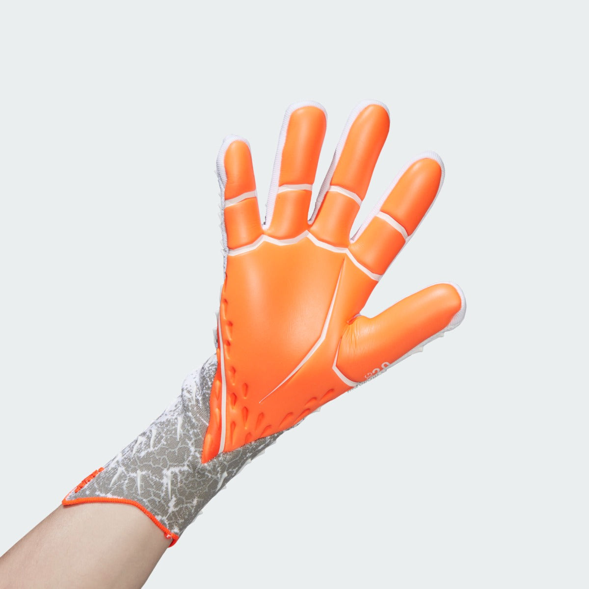Adidas Predator Pro Goalkeeper Gloves - White-Grey-Orange (Single - Inner)