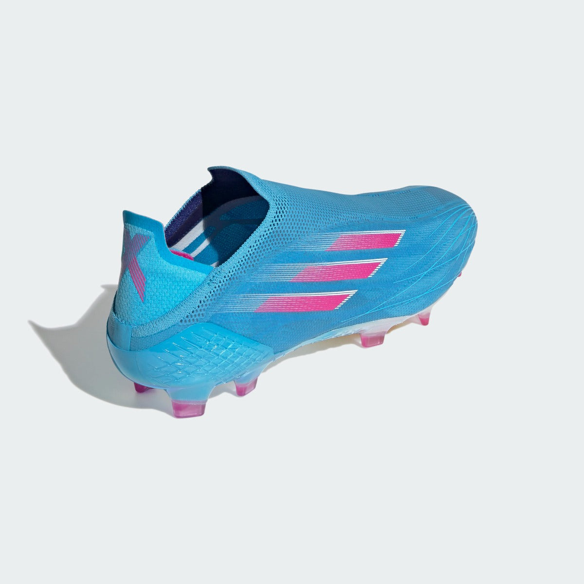 Adidas X Speedflow + FG  - Sky Rush-Shock Pink (Diagonal 2)