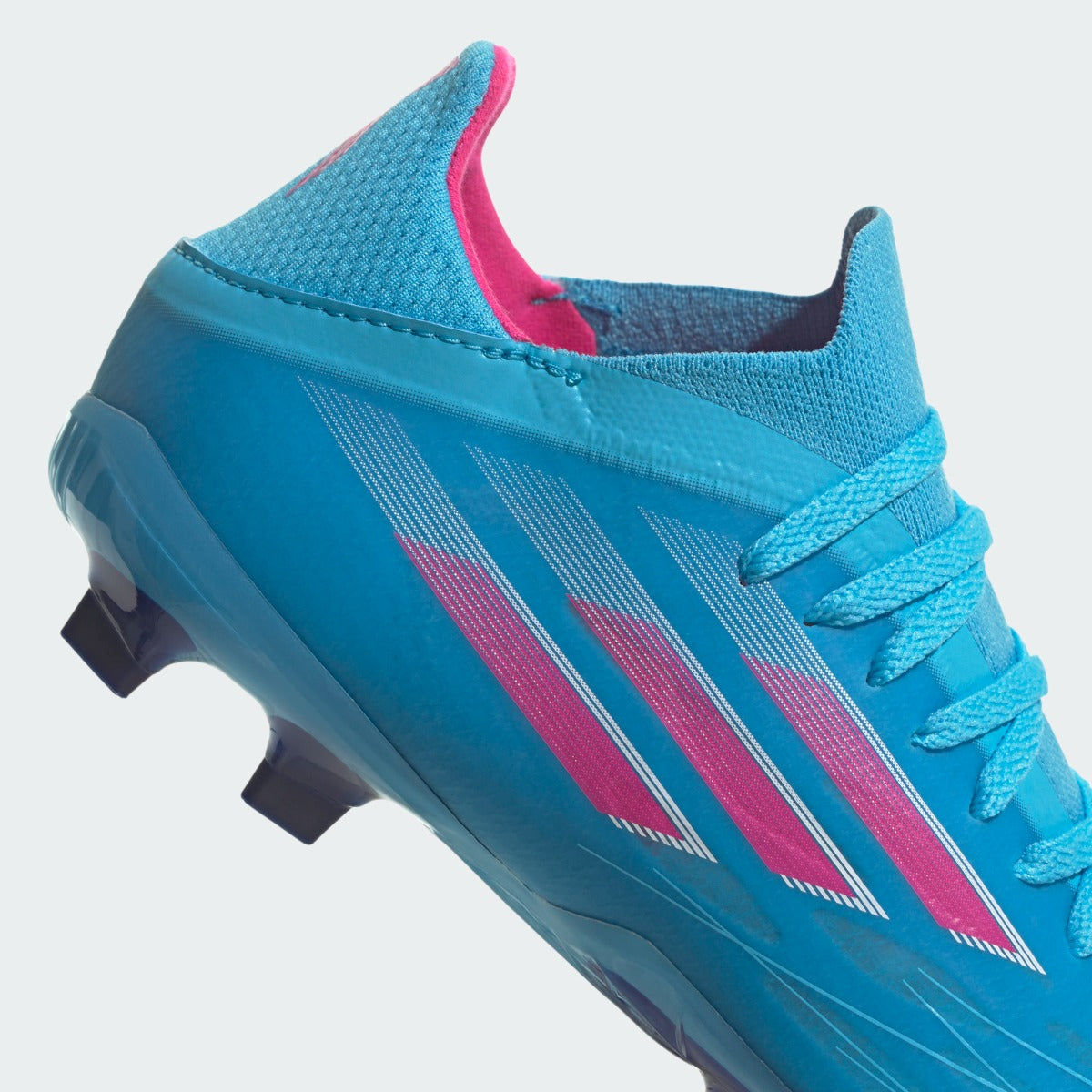 Adidas JR X Speedflow .1 FG - Sky Rush-Shock Pink (Detail 1)