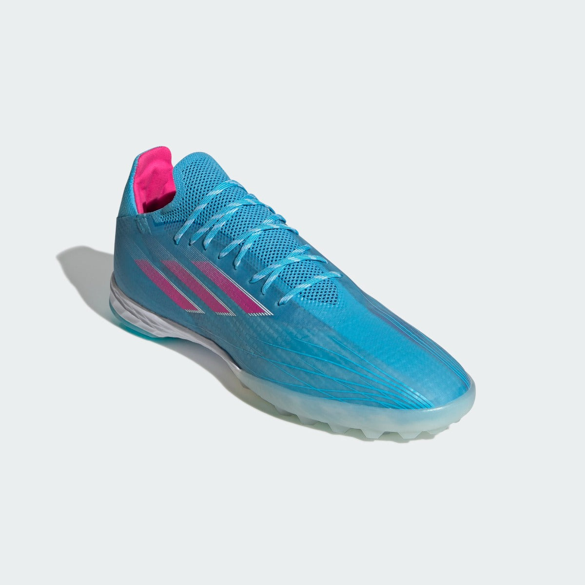 Adidas X Speedflow .1 TF - Sky Rush-Shock Pink (Diagonal 1)