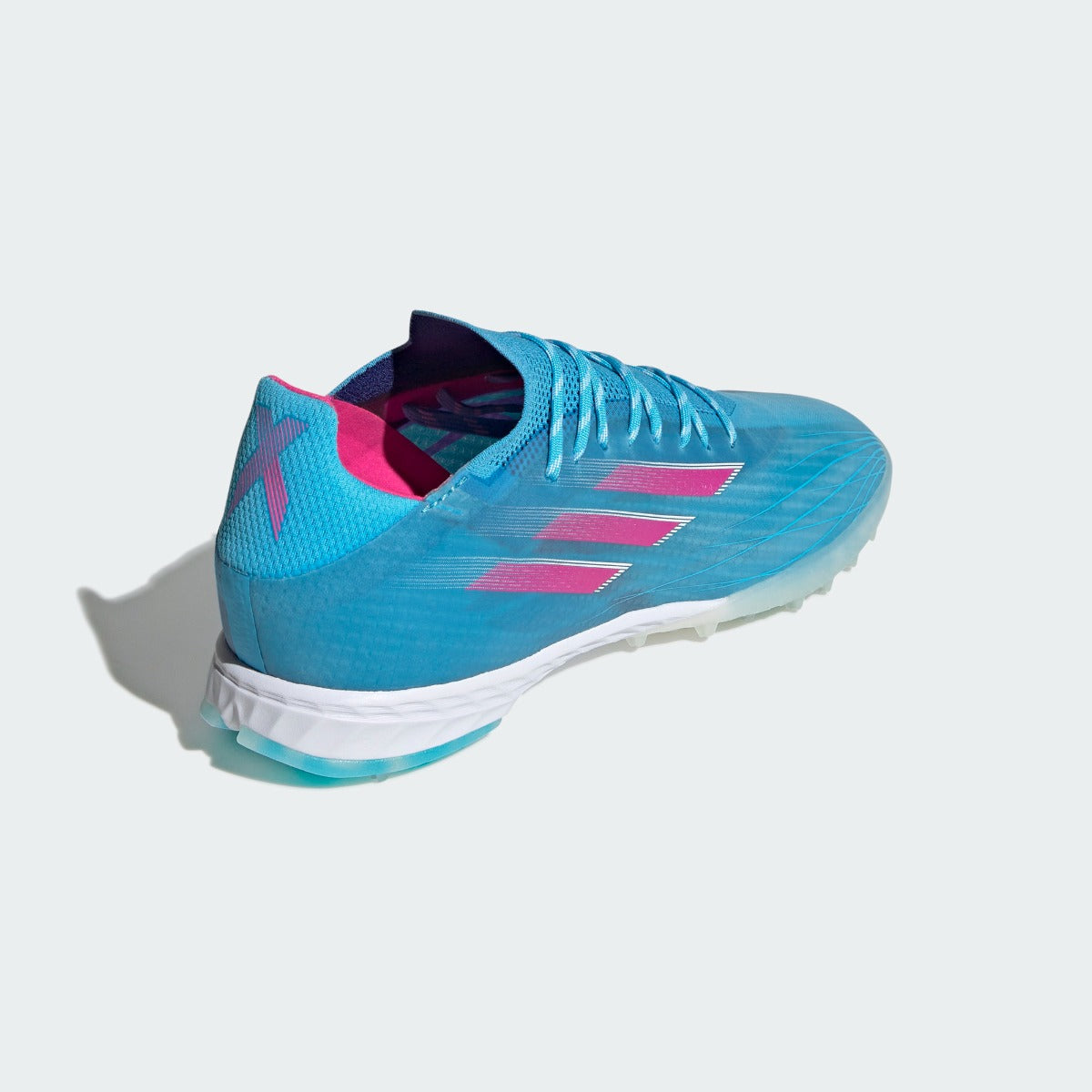 Adidas X Speedflow .1 TF - Sky Rush-Shock Pink (Diagonal 2)