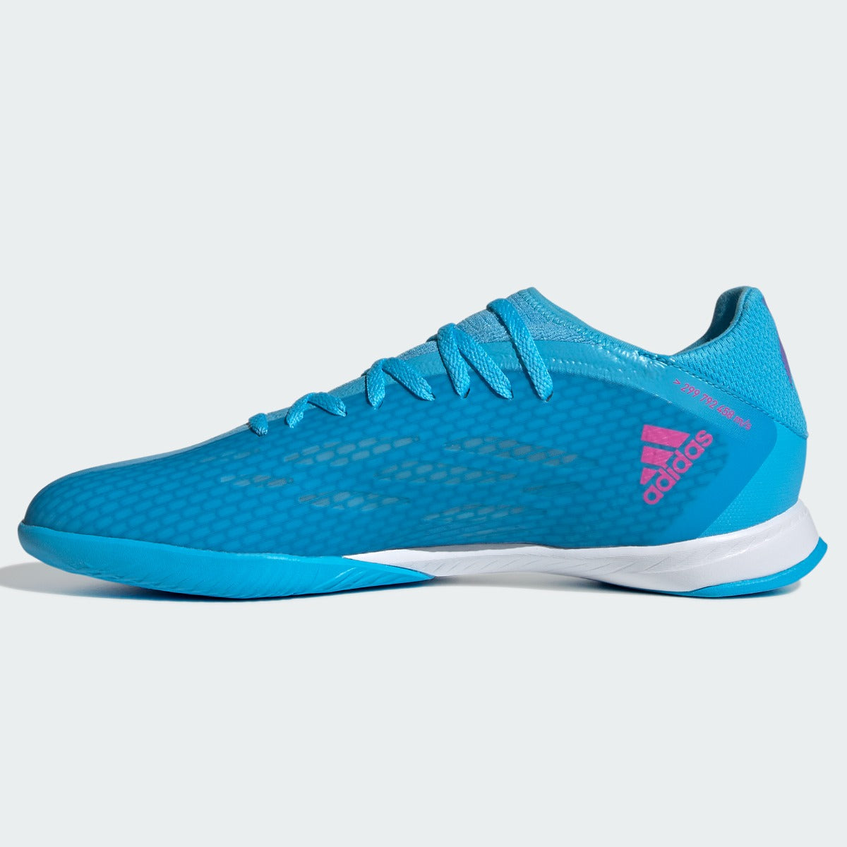adidas X Speedflow .3 Indoor - Sky Rush-Shock Pink (Side 2)