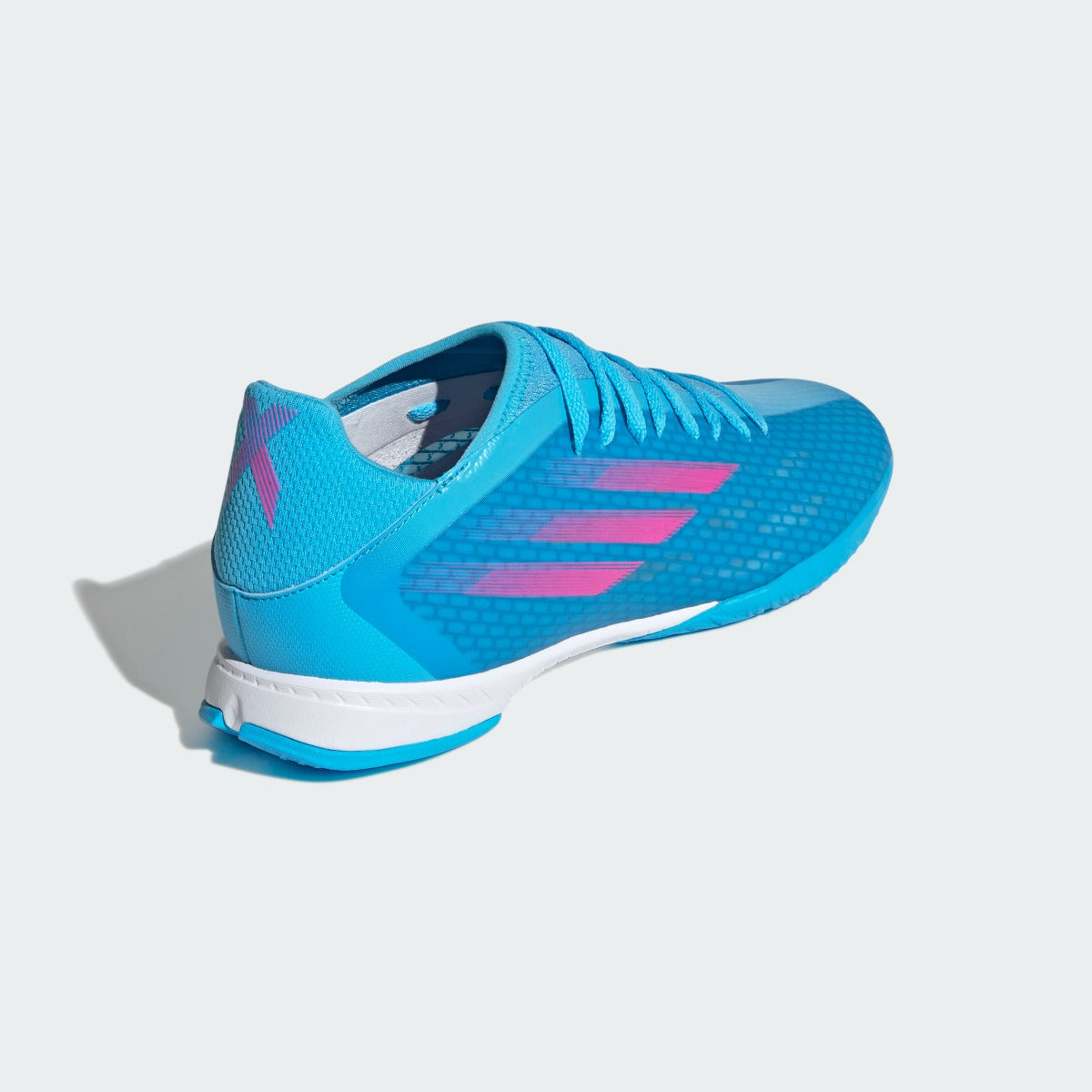 adidas X Speedflow .3 Indoor - Sky Rush-Shock Pink (Diagonal 2)