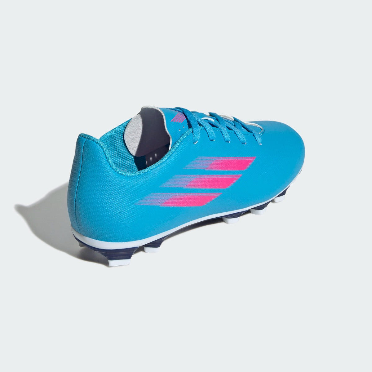 Adidas Kids X Speedflow .4 FxG - Sky Rush-Shock Pink (Diagonal 2)