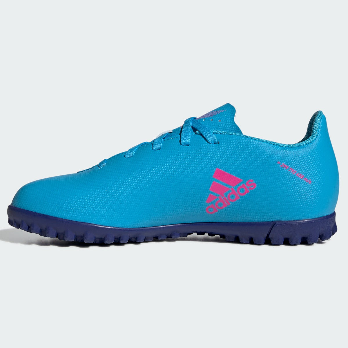 adidas Kids X Speedflow .4 Turf - Sky Rush-Shock Pink (Side 2)