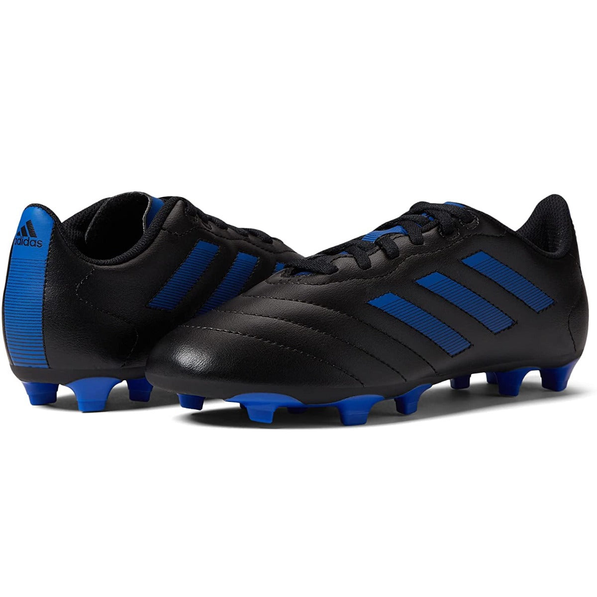 Adidas JR Goletto VIII FG - Black-Blue (Pair)
