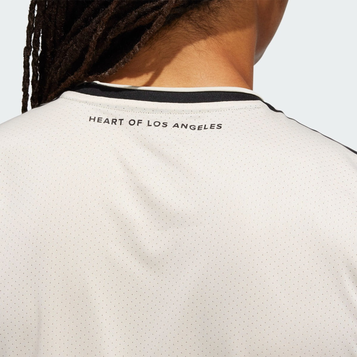 Adidas 2021-22 LAFC Authentic Away Jersey - Beige-White (Detail 1)