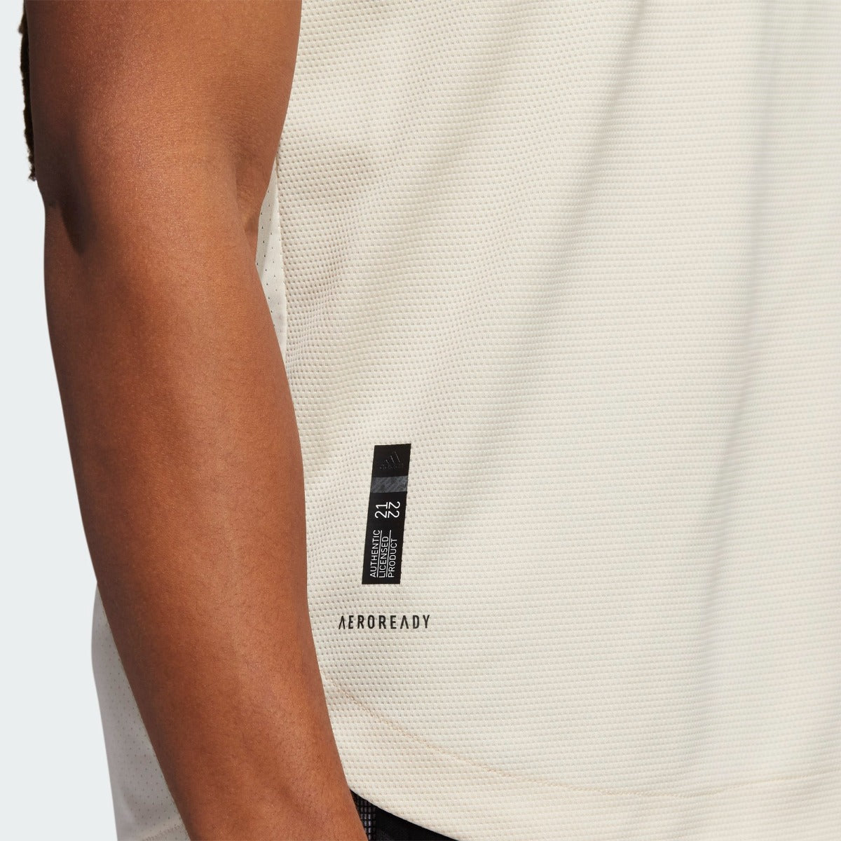 Adidas 2021-22 LAFC Authentic Away Jersey - Beige-White (Detail 2)