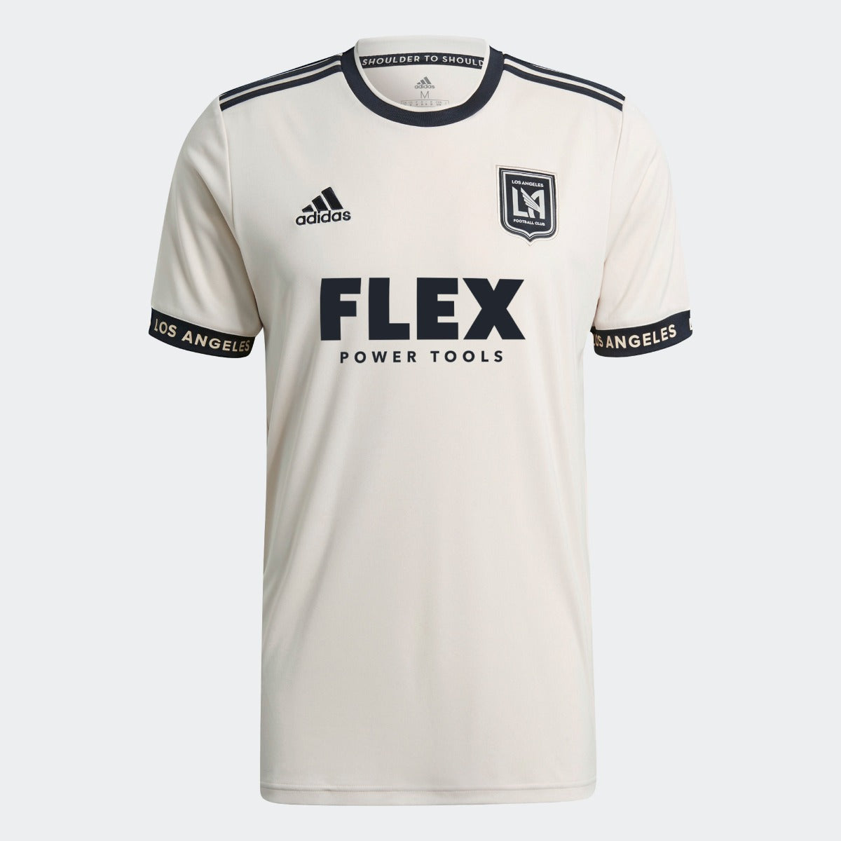 Adidas 2021-22 LAFC Away Jersey - Beige-Black (Front)