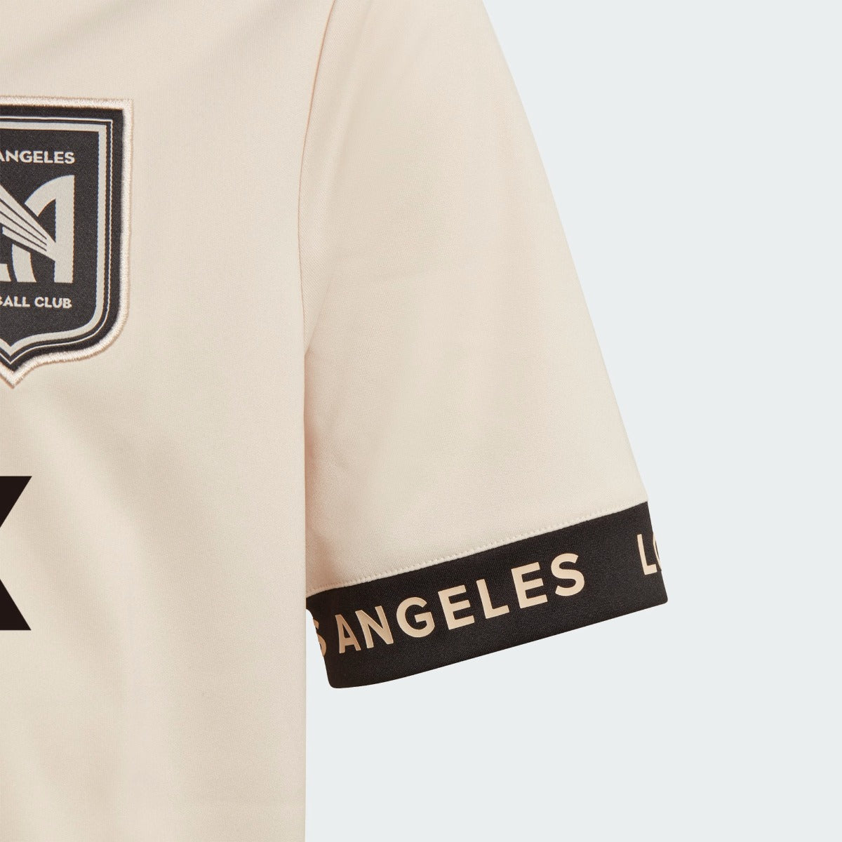 Adidas 2021-22 LAFC Youth Away Jersey - Beige-Black (Detail 2)