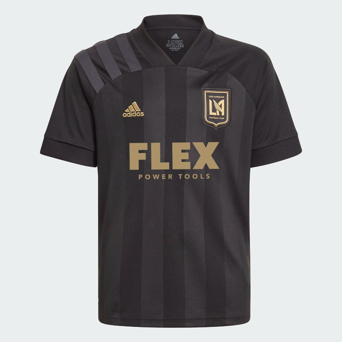 Adidas 2021 LAFC Youth Home Jersey - Black-Gold (Front)