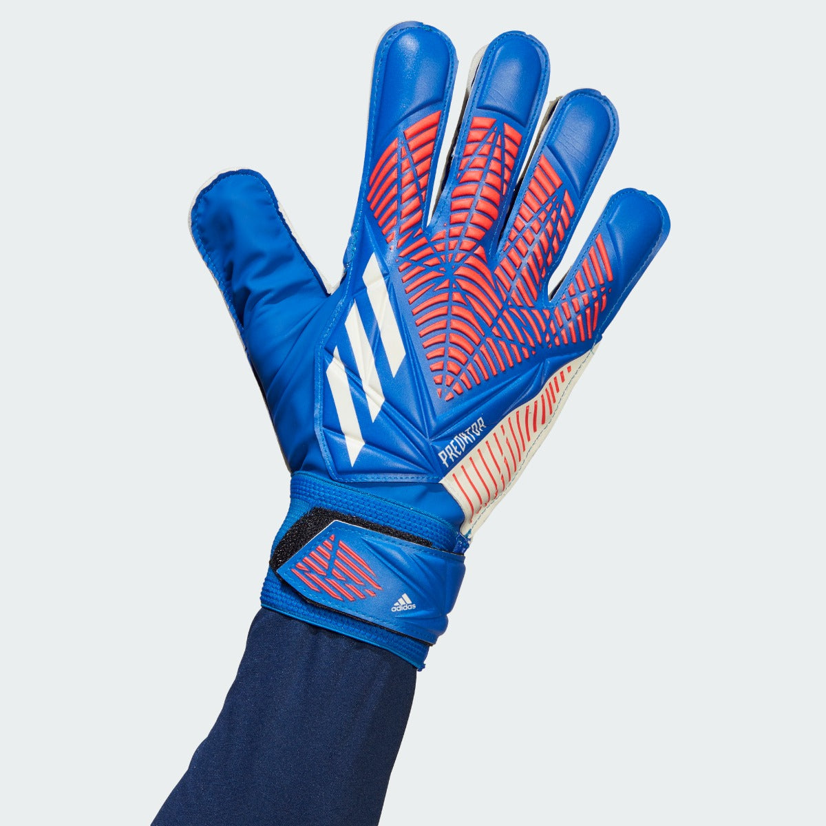 adidas Predator GL Training Gloves - Hi Res Blue-Turbo (Single - Outer)