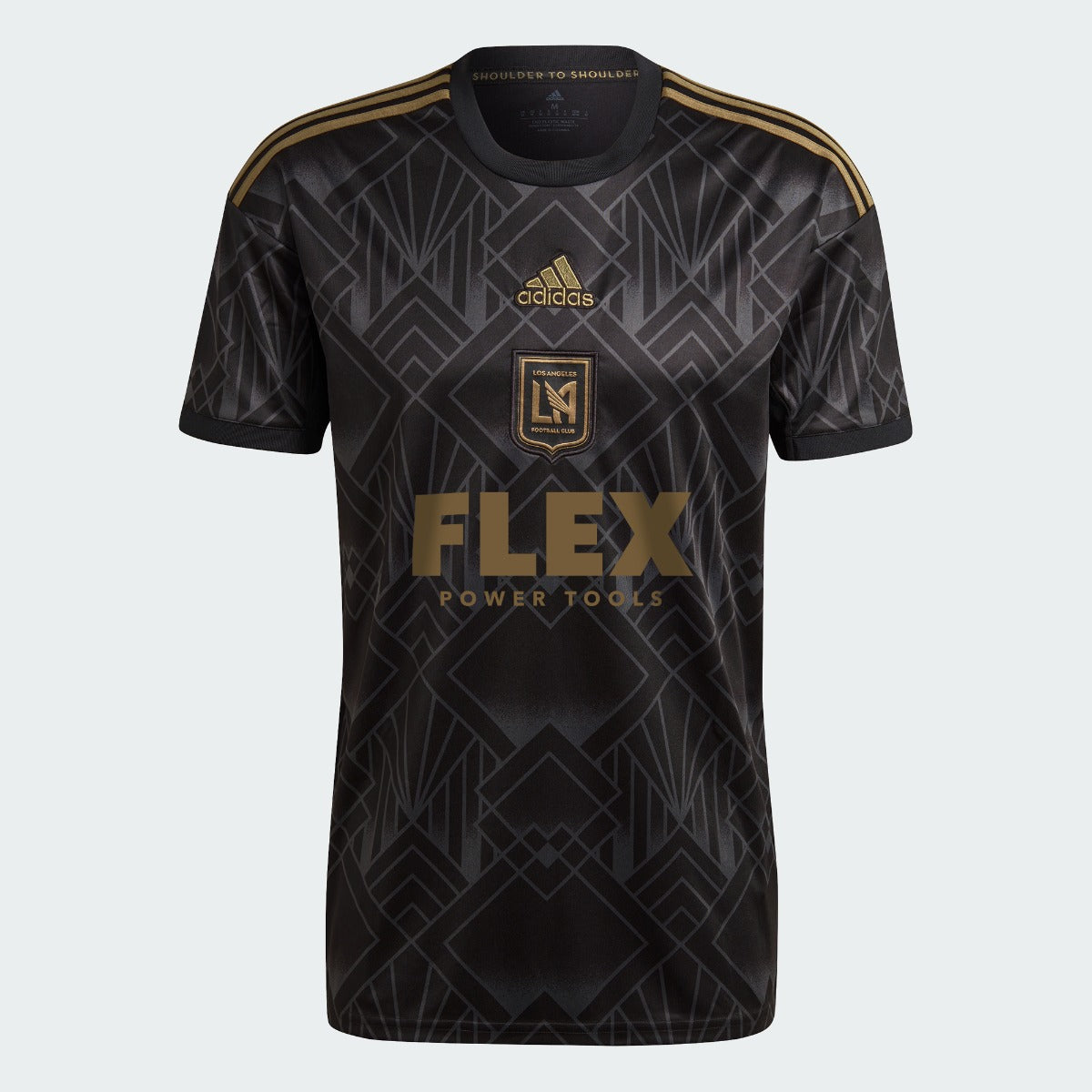 adidas 2022-23  LAFC Home Jersey - Black-Gold (Front)