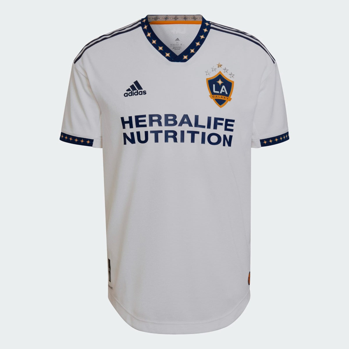 adidas 2022-23 LA Galaxy Authentic Home Jersey - White-Navy (Front)