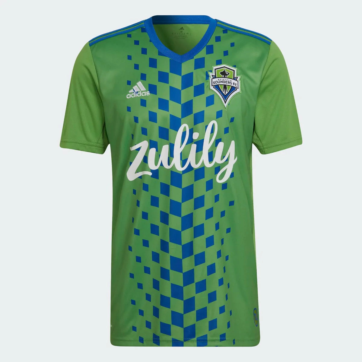 adidas 2022-23 Seattle Sounders Home Jersey - Rave Green-Blue (Front)