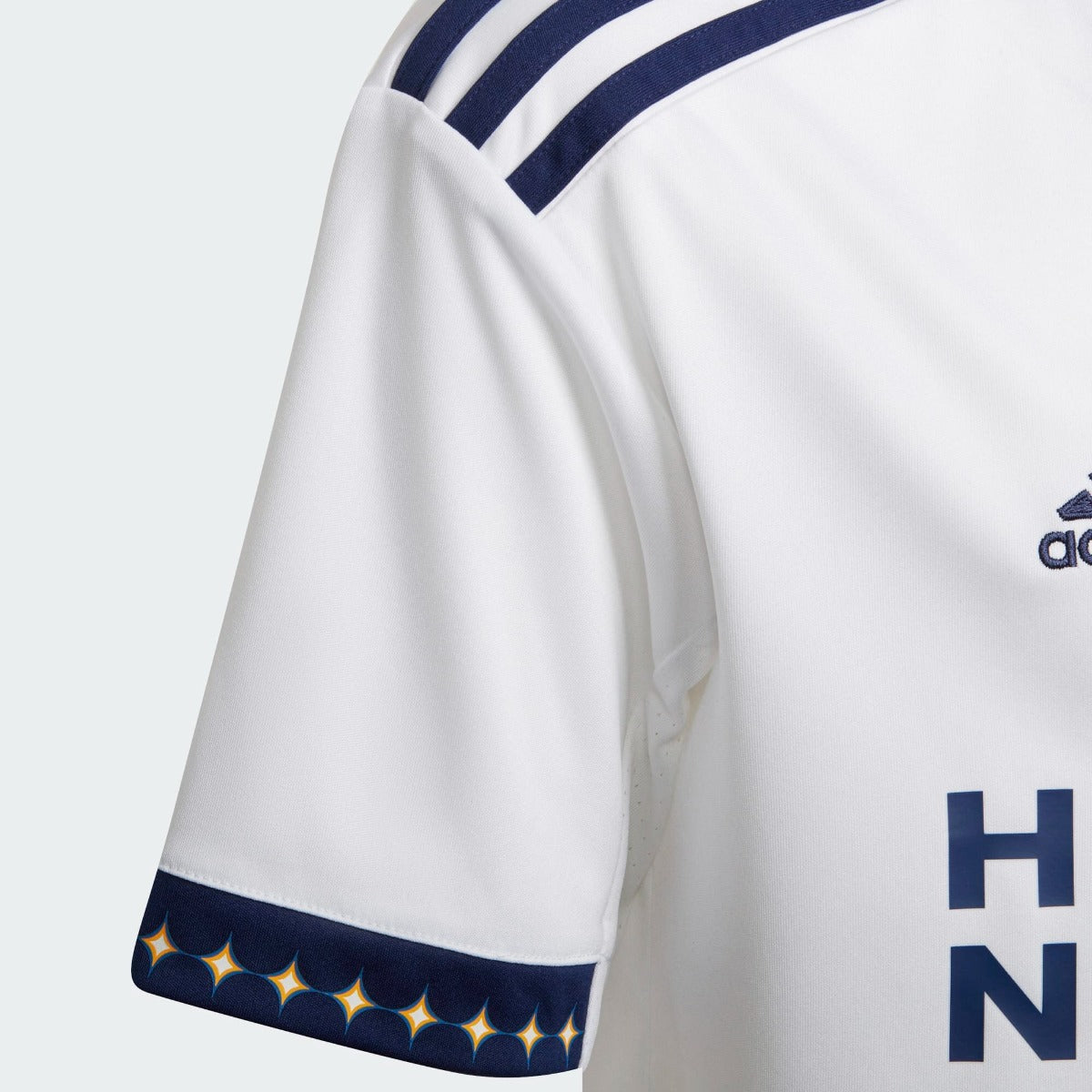 adidas 2022-23 LA Galaxy Youth Home Jersey - Navy-White (Detail 2)