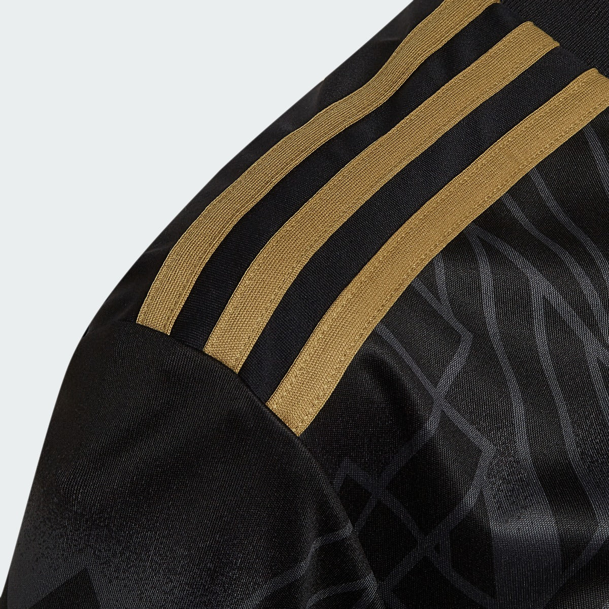 adidas 2022-23 LAFC  Youth Home Jersey - Black-Gold (Detail 1)