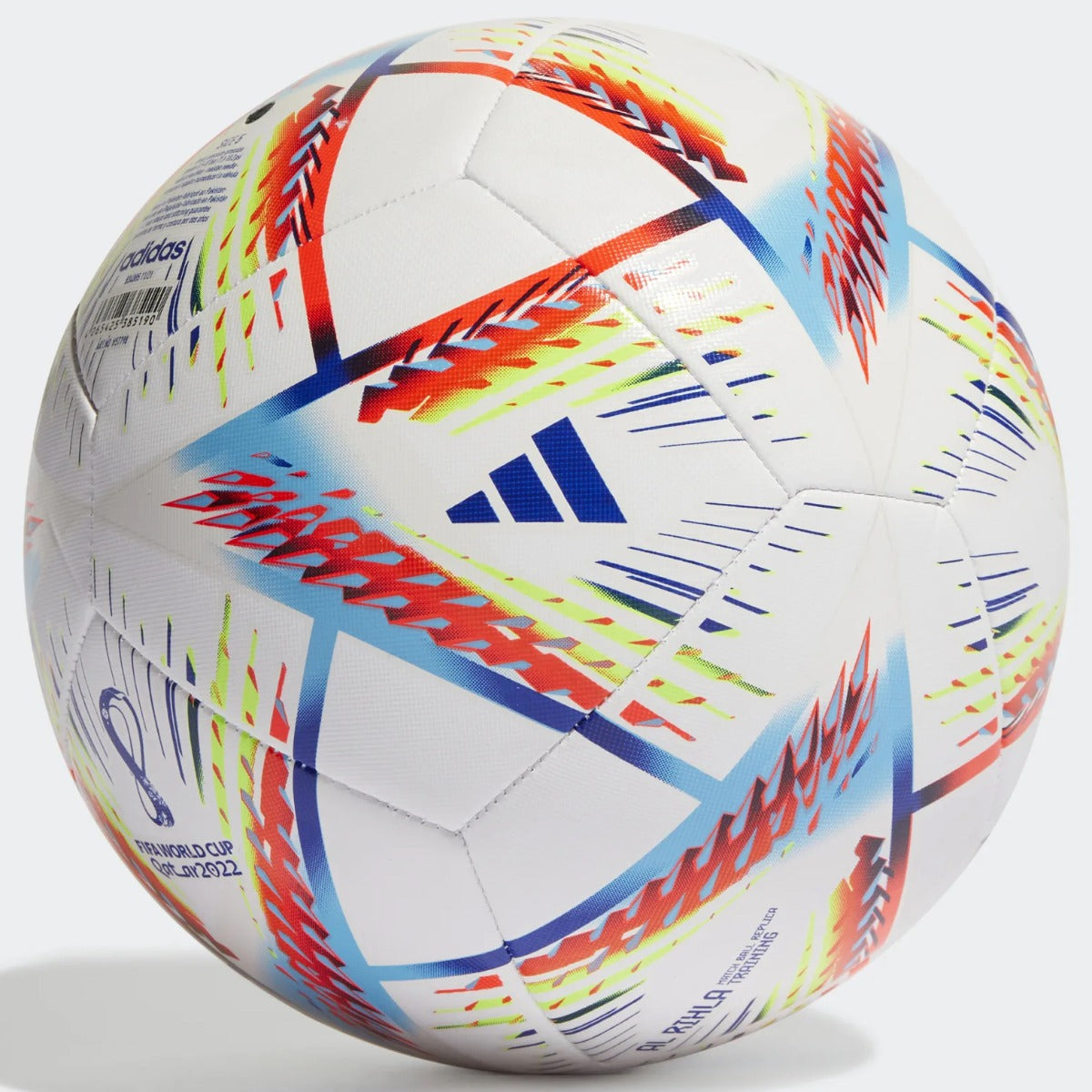 adidas 2022 World Cup Rihla Training Ball - White-Multi (Front)