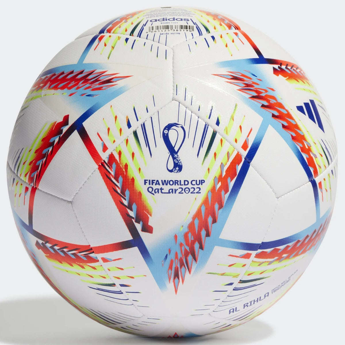 adidas 2022 World Cup Rihla Training Ball - White-Multi (Back)