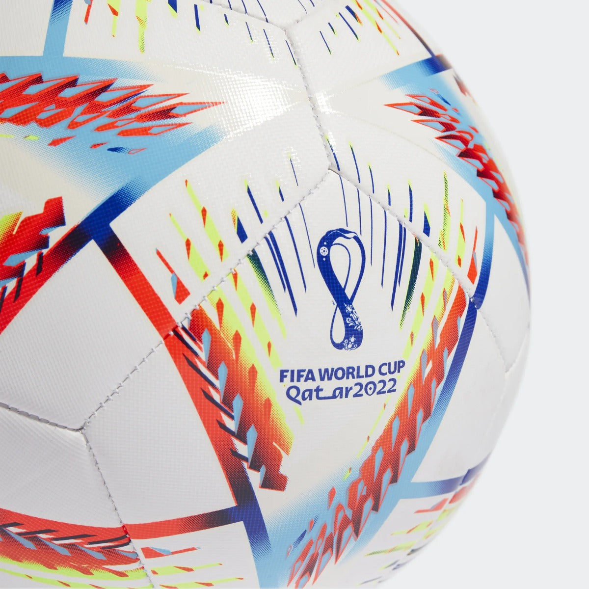 adidas 2022 World Cup Rihla Training Ball - White-Multi (Detail 1)