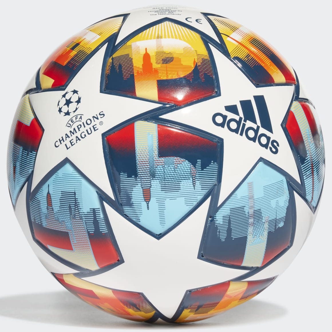 adidas UCL Mini St. Petersburg Soccer Ball - White-Pantone (Front)