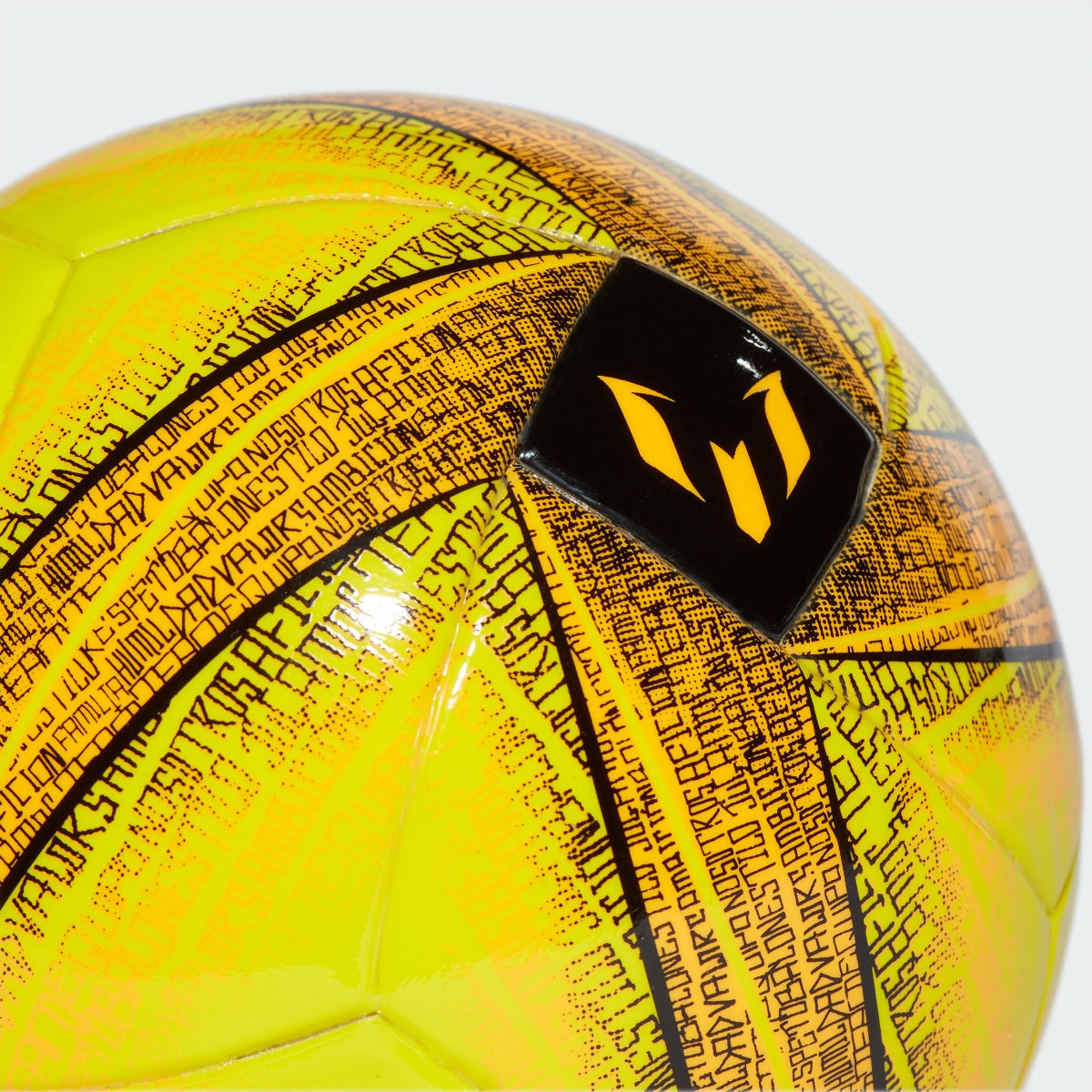 adidas Messi Mini Ball - Solar Gold-Yellow-Black (Detail 2)