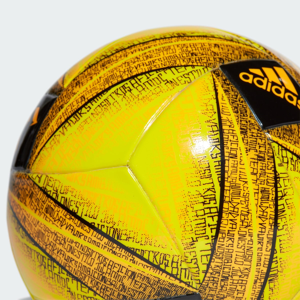 adidas Messi Mini Ball - Solar Gold-Yellow-Black (Detail 1)
