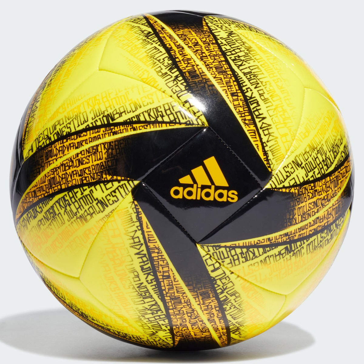 Adidas Messi Club Ball - Yellow-Black (Back)