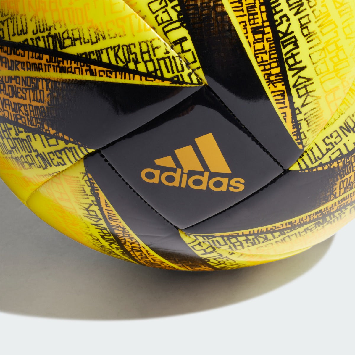 Adidas Messi Club Ball - Yellow-Black (Detail 2)