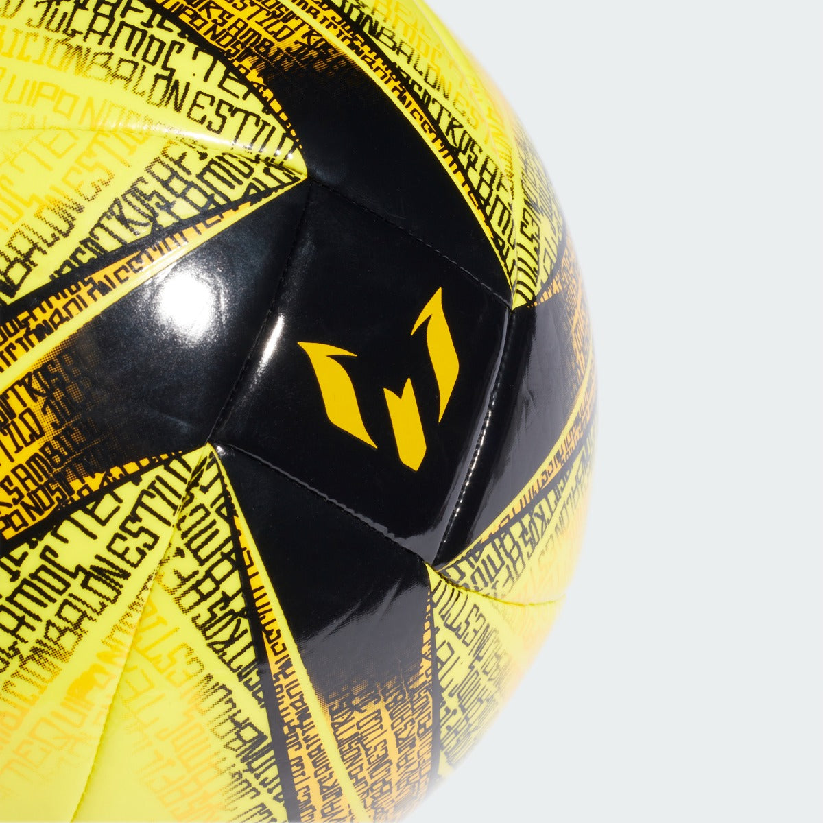 Adidas Messi Club Ball - Yellow-Black (Detail 1)
