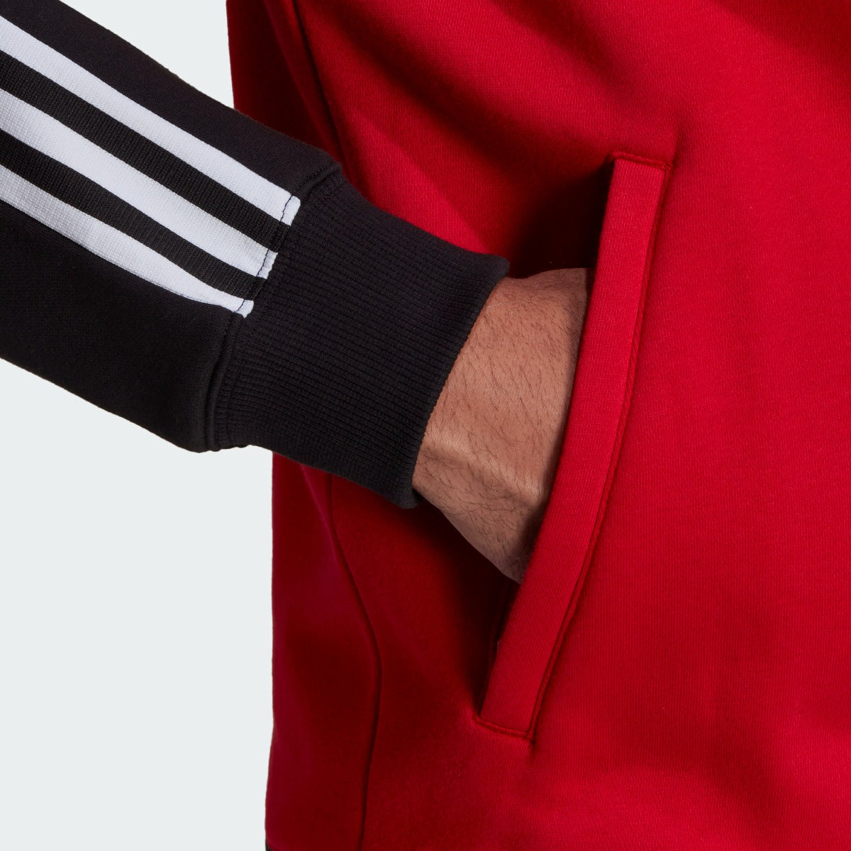 Adidas 2022 Manchester United  Tiro 21 Anthem Jacket  - Red-Black (Detail 2)