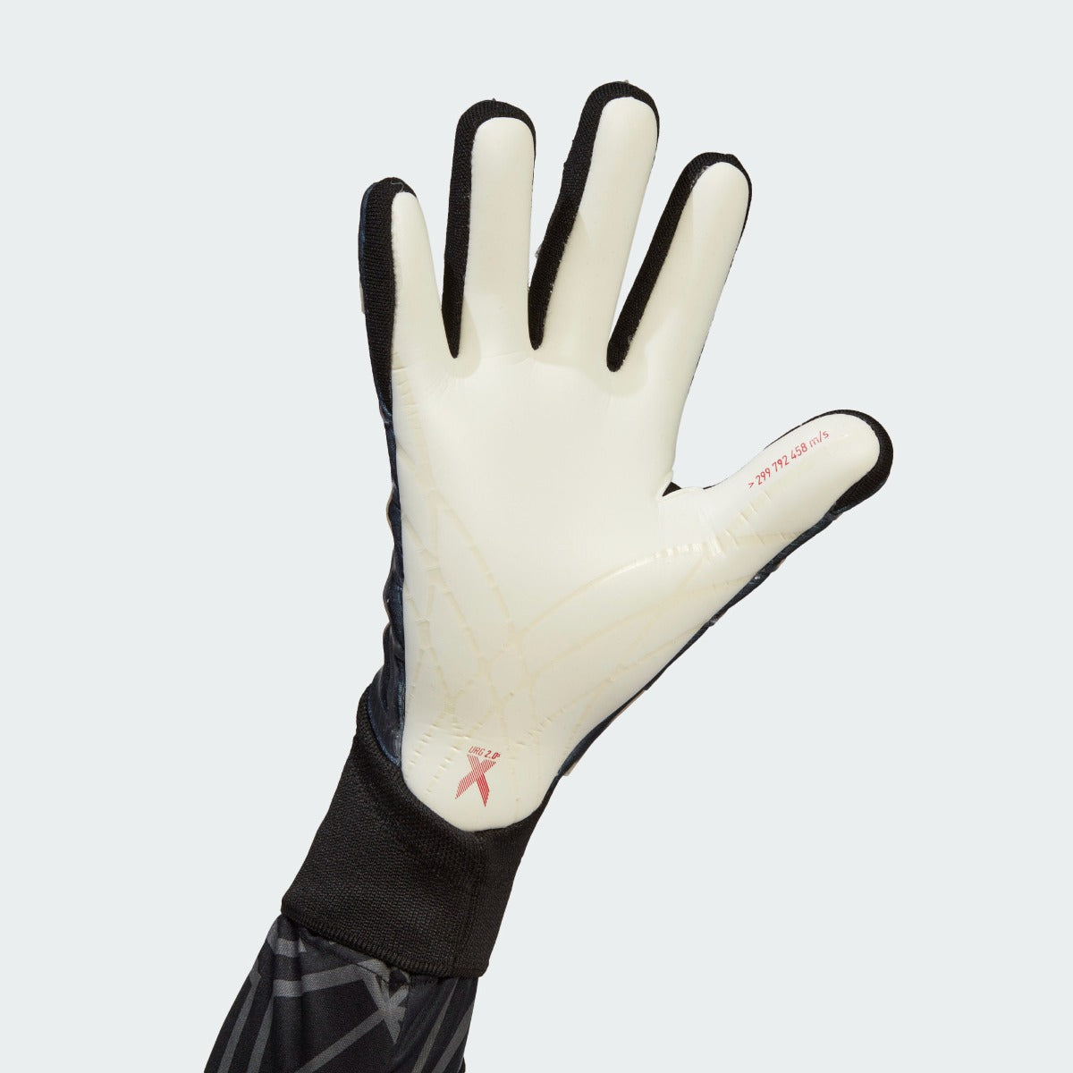 Adidas X Pro Goalkeeper Gloves - Black-Blue Rush (Single - Inner)