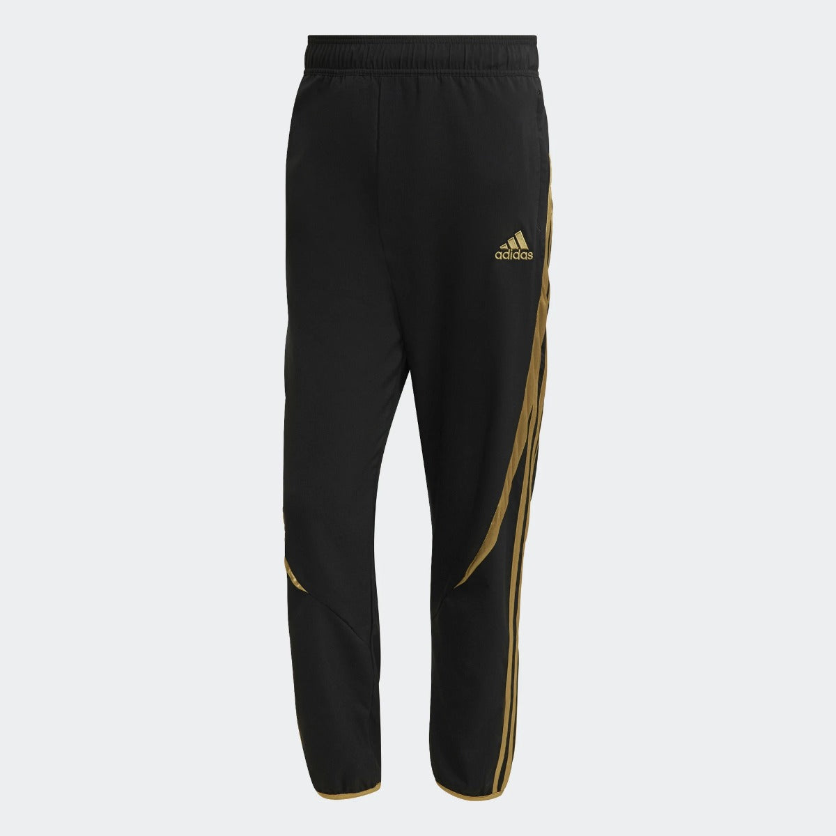 adidas 2021-22 Arsenal Teamgeist Woven Pants - Black (Front)