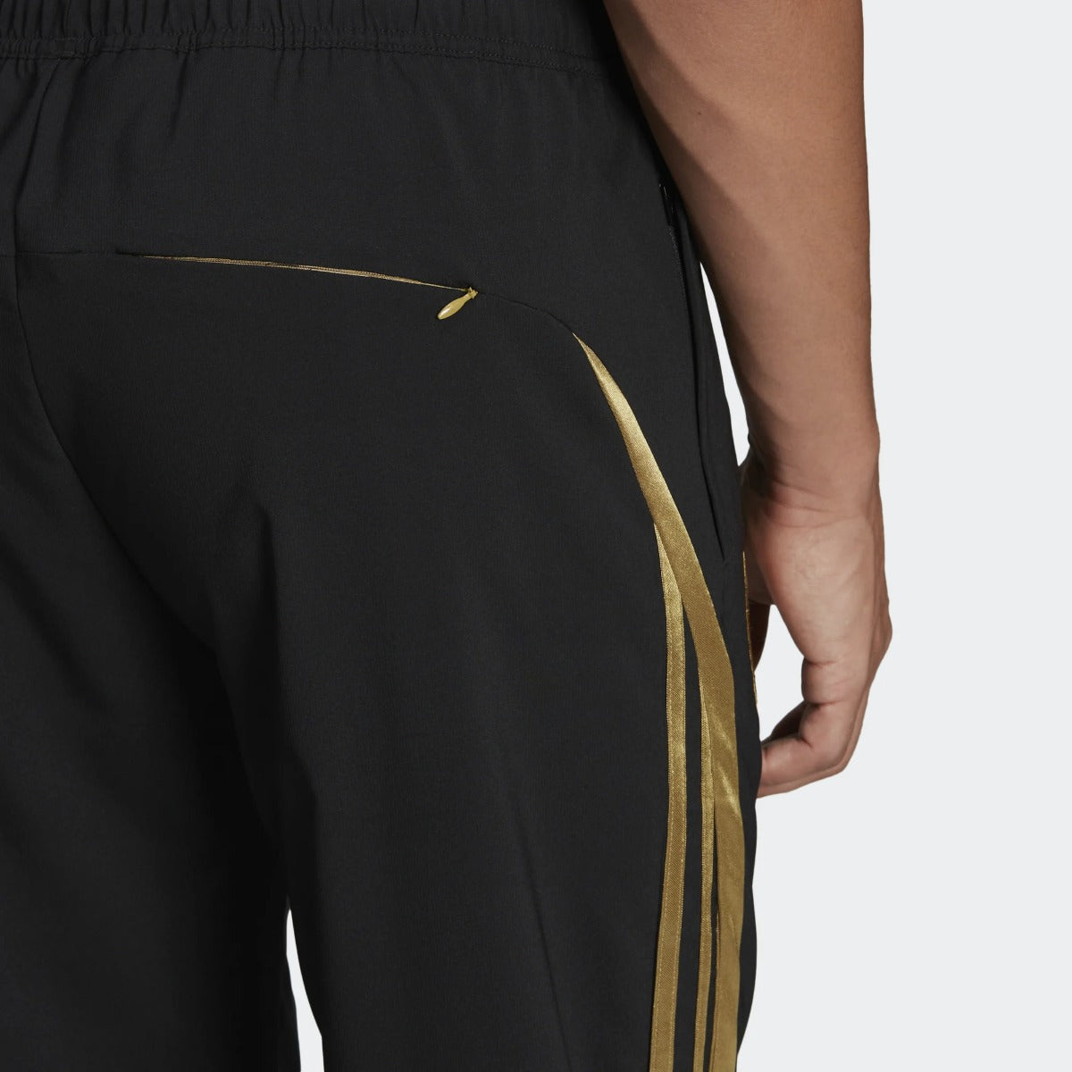 adidas 2021-22 Arsenal Teamgeist Woven Pants - Black (Detail 2)