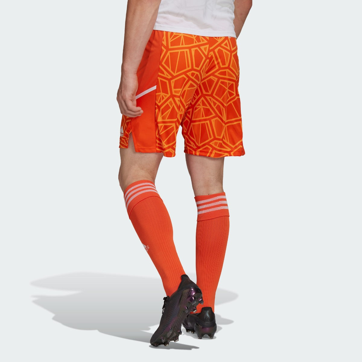 adidas Condivo 22 Goalkeeper Shorts - Orange (Model - Back)