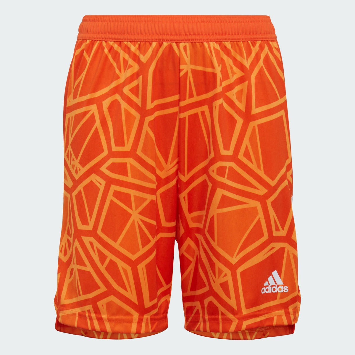 adidas Condivo 22 Youth Goalkeeper Shorts - Orange (Front)