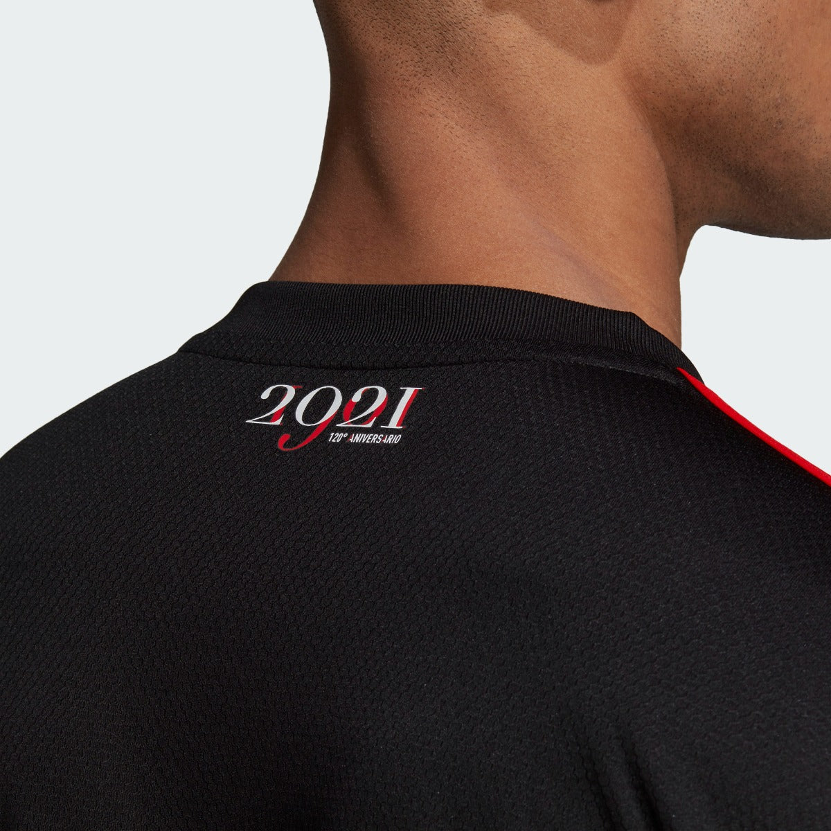 Adidas 21-22 River Plate  Away Jersey - Black-Red (Detail 2)