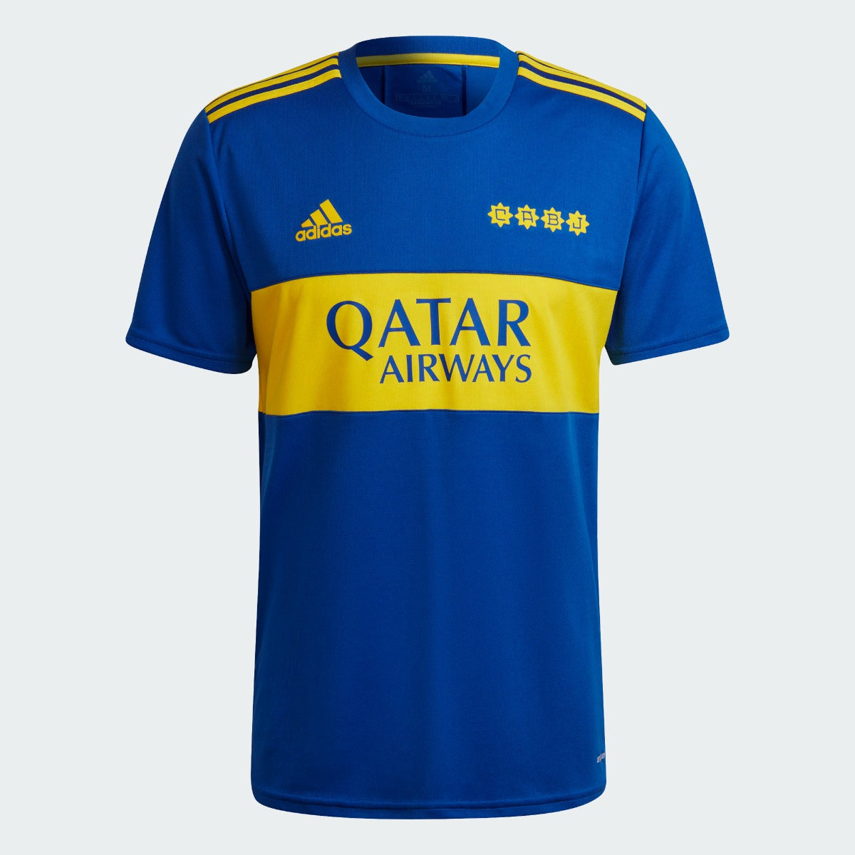 Adidas 2021-22 Boca Juniors Home Jersey - Power Blue-Yellow (Front)