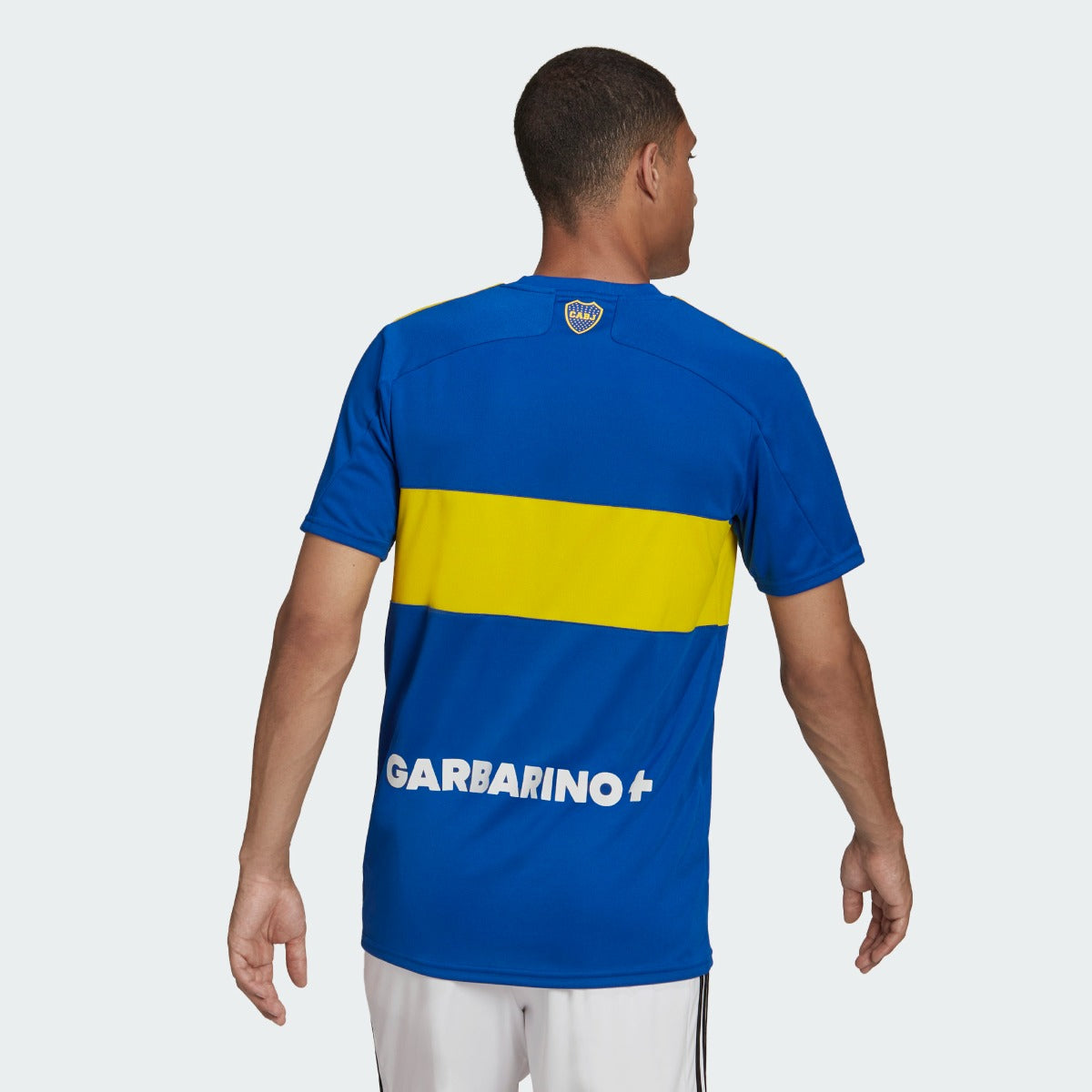 Adidas 2021-22 Boca Juniors Home Jersey - Power Blue-Yellow (Model - Back)