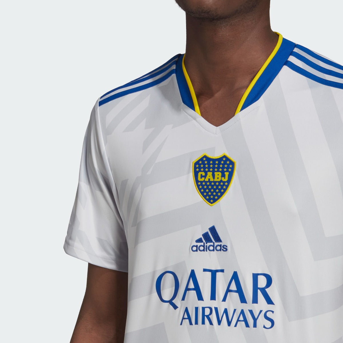 Adidas 2021-22 Boca Juniors Away Jersey - Dash Grey (Detail 1)