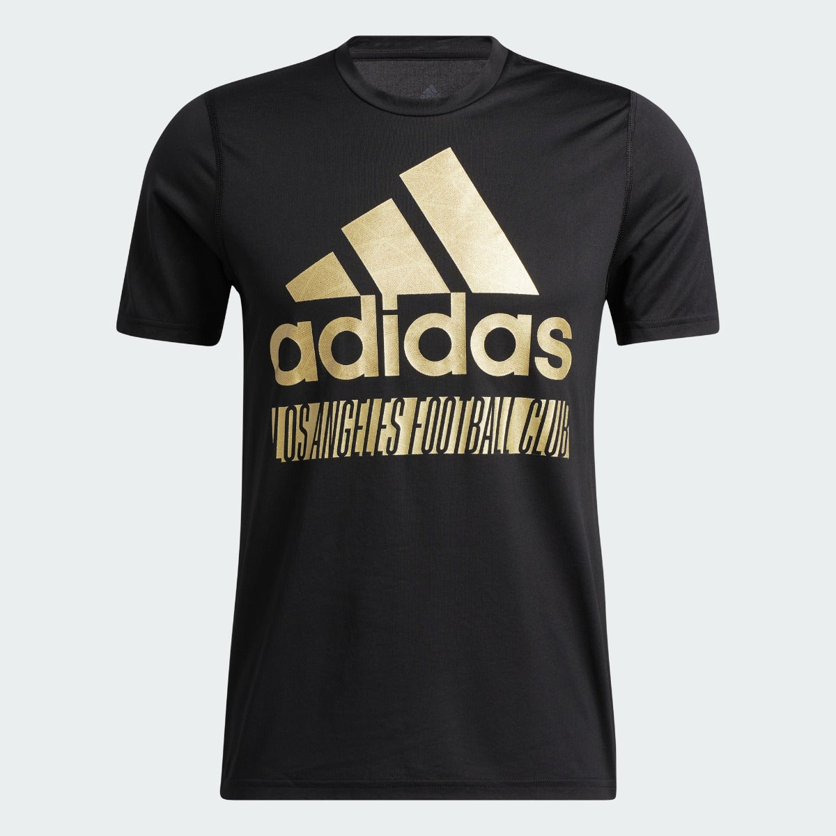 adidas LAFC 2022 Creator Short Sleeve Tee - Black-Gold (Front)
