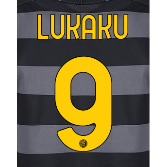 Inter Milan 2020/21 Third Lukaku #9 Jersey Name Set