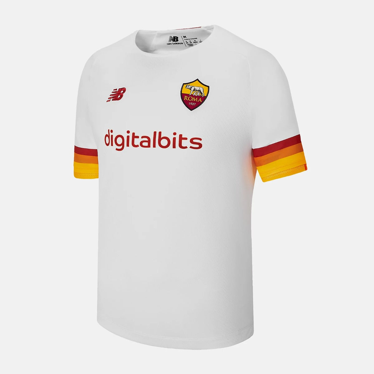 New Balance Roma 2021-22 Away Youth Jersey - White (Front)